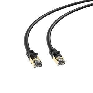 S-LINK MM-CAT710, CAT7, Patch, 10Mt, Gold Uçlu, FTP, CCA, Ağ Bağlantı Kablosu (Siyah)