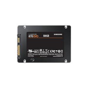 SAMSUNG MZ-77E500BW, 870 EVO, 500GB, 560/530, 2,5" SATA, SSD (Resmi Distribütör Garantili)