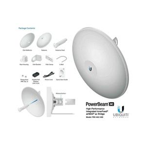 UBIQUITI PBE-5AC-500, PowerBeam, 5Ghz, 450Mbps, 27dBi Anten, Dış Ortam Access Point