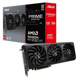 ASUS PRIME-RX9060XT-O16G, 16Gb, 128Bit, GDDR6, 1xHDMI, 2xDP, GAMING Ekran Kartı