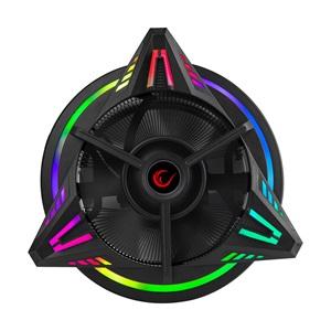 RAMPAGE COOLBLADE RM-C03, Rainbow, 12cm, RGB CPU Hava Soğutma (AMD ve INTEL Tüm İşlemcilere Uyumlu)