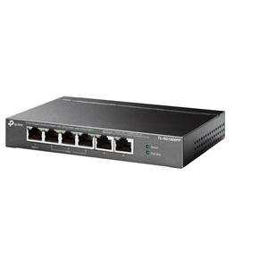 TP-LINK TL-SG1006PP 6 Port, GigaBit, Metal Kasa, 4 Port PoE, 64W, Yönetilemez, Masaüstü Switch