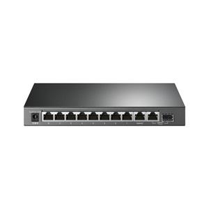 TP-LINK TL-SG1210MP, 10 Port, GigaBit, 8 Port PoE, +1 Port GigaBit SFP, 123W, Yönetilebilir, Metal Kasalı Switch