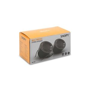 SNOPY SN-03A, 4W, 1+1 Masaüstü, USB, Speaker, (Siyah)