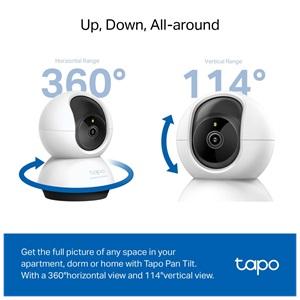 TP-LINK Tapo C220, 4,0Mpix, İç ve Dış Mekan, WiFi, 9Mt. Gece Görüşü, 360 Dönüş, İki Yönlü Ses Güvenlik Yapay Zeka Destekli Kamera