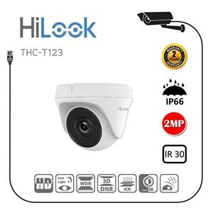 HILOOK THC-T123-M, 2Mpix, 30Mt Gece Görüşü, 2,8mm Lens, Ultra Low Light, IP66, OSD Menü, Metal Kasa, Dome, Kamera