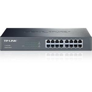 TP-LINK TL-SG1016D, 16 Port, GigaBit, Metal Kasa, Yönetilemez, Rackmount Switch