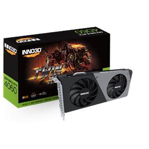 INNO3D N40602-08D6-173051N, TWIN X2, RTX4060, 8Gb, 128Bit, GDDR6, 1xHDMI, 3xDP GAMING Ekran Kartı