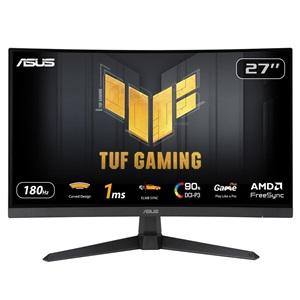 ASUS TUF GAMING VG27VQ3B 27" 1ms, 180Hz, Full HD Curved, DP, 2xHDMI, Hoparlör, Fast VA Panel, Düşük Mavi Işık, FreeSync Premium, GAMING Monitör