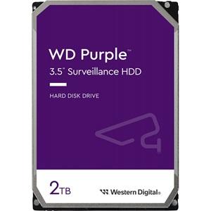 WD PURPLE, WD23PURZ, 3.5", 2TB, 256Mb, 5400 Rpm, 7/24 Güvenlik, HDD