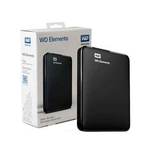 WD WDBU6Y0020BBK-WESN, Elements, 2TB, 2.5", USB3.0, Taşınabilir, Harici HDD, Siyah