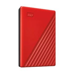 WD WDBYVG0020BRD-WESN, My Passport, 2TB, 2.5", USB3.2, Taşınabilir, Harici HDD, Kırmızı