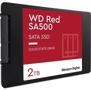 WD Red SA500, WDS200T2R0A, 2TB, 560/530, SERVER ve NAS için Enterprise, 2,5" SATA, SSD