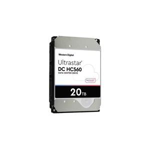 WD ULTRASTAR, WUH722020BLE6L4, 3.5", 20TB, 512Mb, 7200 Rpm, 7/24 Enterprise, DATA CENTER-GÜVENLİK-NAS-SERVER, HDD (DC HC560) (0F38785)