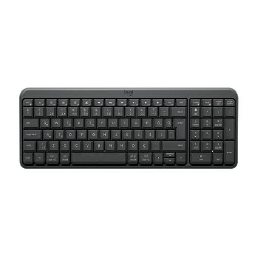 LOGITECH K250, Siyah, 920-013460, Bluetooth, Türkçe Q, Multimedya, Kompakt Klavye