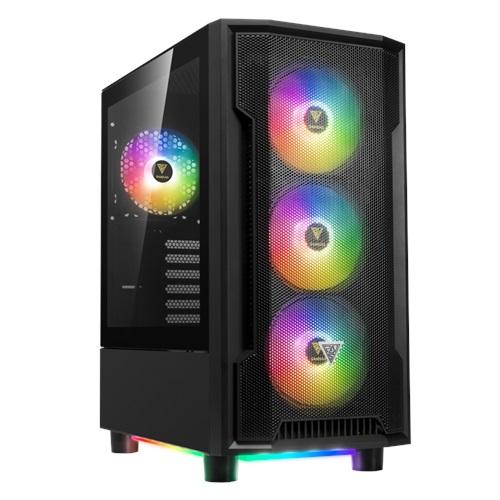 GAMDIAS ATHENA M6 Lite, 750W, Tempered Glass, Mesh, ARGB, 80+ Bronze, ATX, GAMING KASA