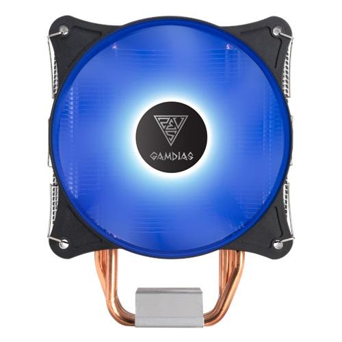 GAMDIAS BOREAS E1-410, BLUE Lights, 120mm CPU Kule Tipi Hava Soğutma (AMD AM4 ve INTEL Tüm işlemciler ile uyumlu)