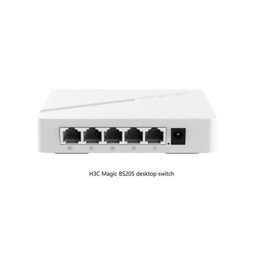 H3C Magic BS205, 5 Port, GigaBit, Yönetilemez, Masaüstü Switch