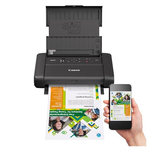 CANON MAXIFY BX110, Renkli, Bataryalı, Wifi, Taşınabilir Yazıcı