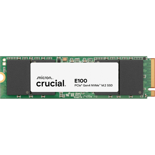 CRUCIAL CT480E100SSD8, E100, 480GB, 4700/2500, Gen4, NVME PCIe M.2 2280, SSD