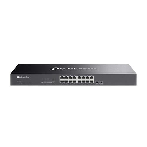 OMADA DS1016G, 16 Port Gigabit, Yönetilemez, Rackmount Metal Kasa Switch