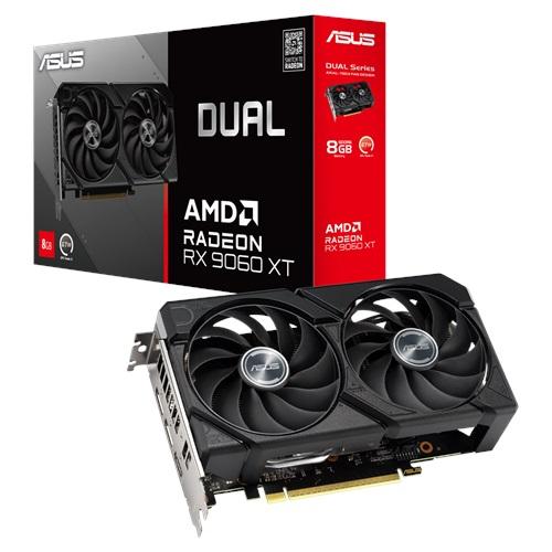 ASUS DUAL-RX9060XT-8G, 8Gb, 128Bit, GDDR6, 1xHDMI, 2xDP, GAMING Ekran Kartı