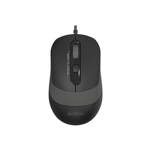 A4 TECH FM10 Siyah-Gri V-Track 1600DPI, Usb Optik Mouse