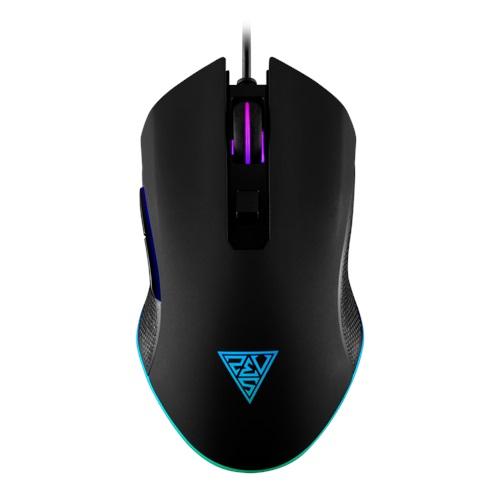 GAMDIAS AURA GS2, Çok Renkli Aydınlatma, USB Kablolu, 6 Tuşlu, Gaming Mouse, 3600DPI, Siyah