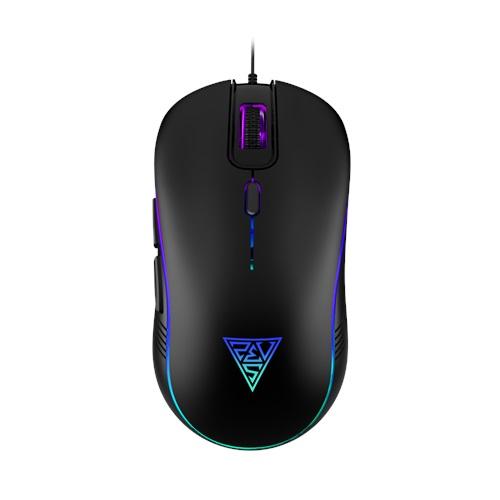 GAMDIAS AURA GS3, Çok Renkli Aydınlatma, USB Kablolu, 6 Tuşlu, Gaming Mouse, 3600DPI, Siyah