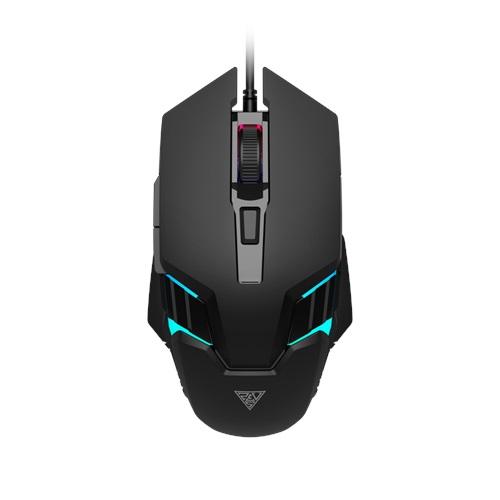 GAMDIAS AURA GS4, Çok Renkli Aydınlatma, USB Kablolu, 6 Tuşlu, Gaming Mouse, 3600DPI, Siyah
