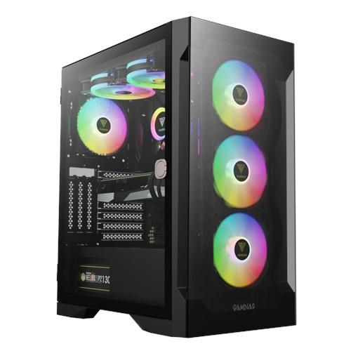 GAMDIAS TALOS E2 Elite, 850W, Tempered Glass, ARGB, 80+ Bronze, ATX GAMING KASA