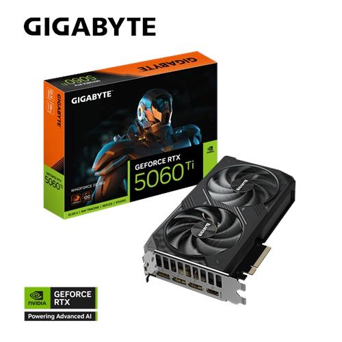 GIGABYTE GV-N506TWF2OC-16GD, RTX5060TI, WINDFORCE OC, 16Gb, GDDR7, 128BIT, 2 Fanlı, 1xHDMI, 3xDP, GAMING Ekran KARTI