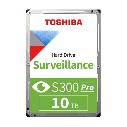 TOSHIBA S300 PRO, HDWT31AUZSVA, 3.5", 10TB, 256Mb 7200 Rpm, 7/24 Güvenlik HDD