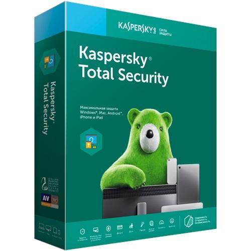 Kaspersky TOTAL SECURITY 3 Kullanıcı, 1 YIL, Kutulu Ürün