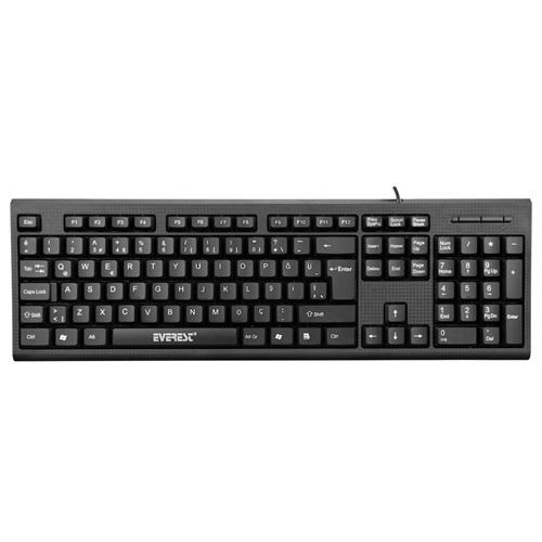 EVEREST KB-871U, USB Kablolu, Türkçe Q, Standart Klavye (Siyah)