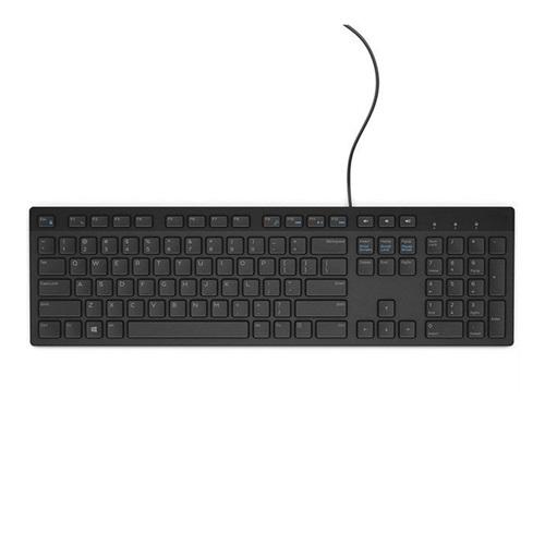DELL KB216-BK-INT, Siyah, USB Kablolu, İngilizce, Multimedya KLAVYE