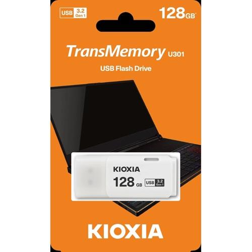 KIOXIA U301K 128GB USB 3.2 Gen1 TransMemory Flash Disk (Siyah)