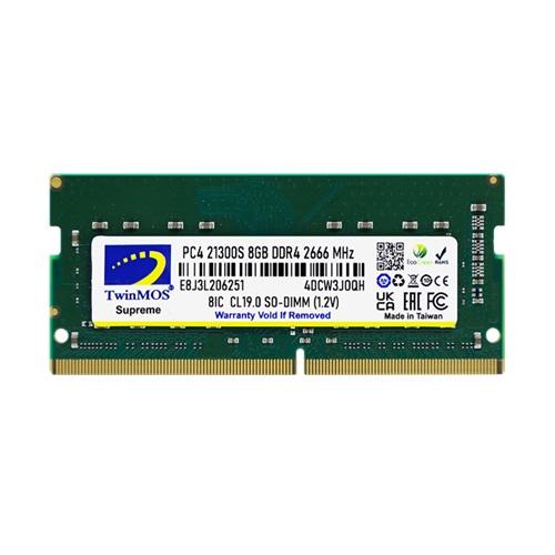 TwinMOS MDD48GB2666N, 8GB, DDR4, 2666MHz, 1.2V Notebook Ram