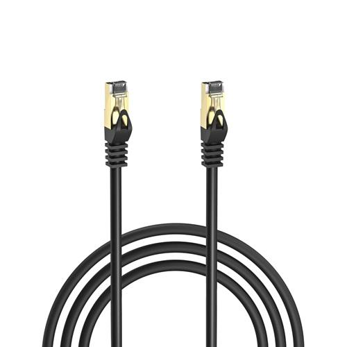 S-LINK MM-CAT701, CAT7, Patch, 1Mt, Gold Uçlu, FTP, CCA, Ağ Bağlantı Kablosu (Siyah)