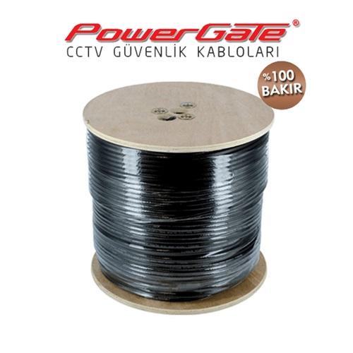 PowerGate OUT 220mt, 2+1 (2x0,50+0,33) %100Bakır, DIŞ ORTAM, CCTV Güvenlik Kablosu