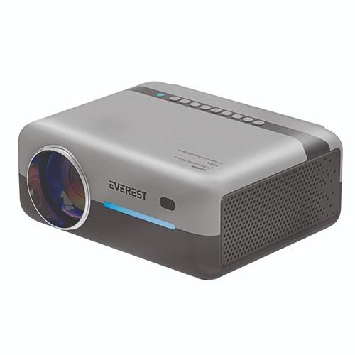 EVEREST PJ03, 300 LED Lümen, 1920X1080, 2xHDMI, 1xUSB, TF Soket, WiFi, Bluetooth, 30.000 Saat Led Ömrü, 3W Speaker, Android 9.0, FULL HD Projeksiyon Cihazı