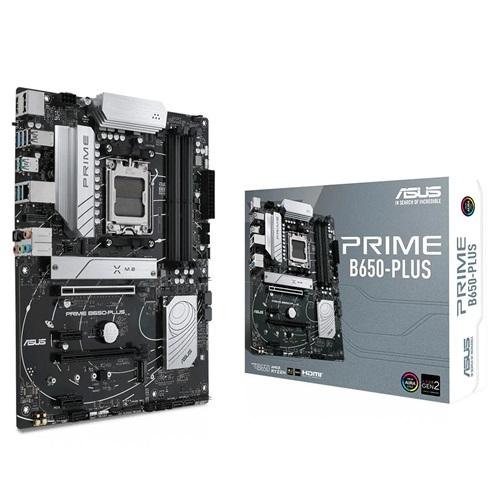 ASUS PRIME B650-PLUS, 4xDDR5, 2xM.2, HDMI, DP, Type-C, AMD Ryzen 7000 Serisi, AM5 Soket Anakart