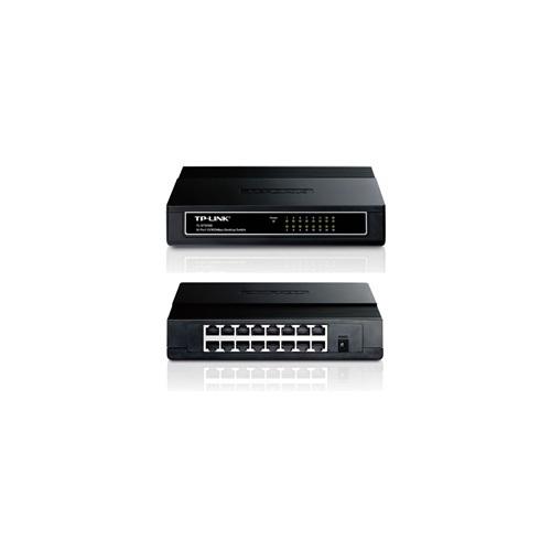 TP-LINK TL-SF1016D, 16 Port, MegaBit, Yönetilemez, Masaüstü Switch