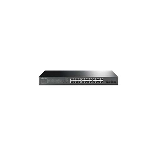 OMADA SG2428P, 28 Port Gigabit, 24 Port PoE+, 250W, 4Port GigaBit SFP, Yönetilebilir, Rackmount Metal Kasa Switch