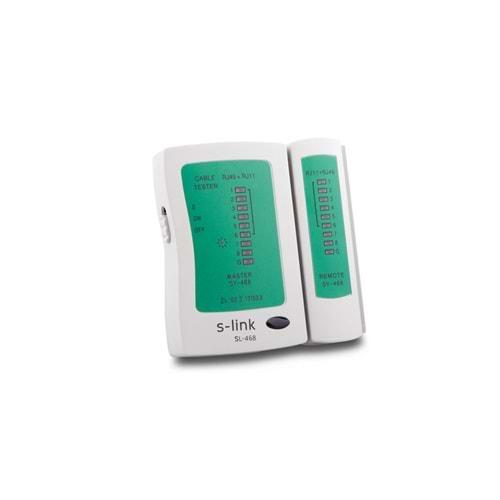 S-LINK SL-468, RJ45 ve RJ11 Tester, Kablo Test Cihazı