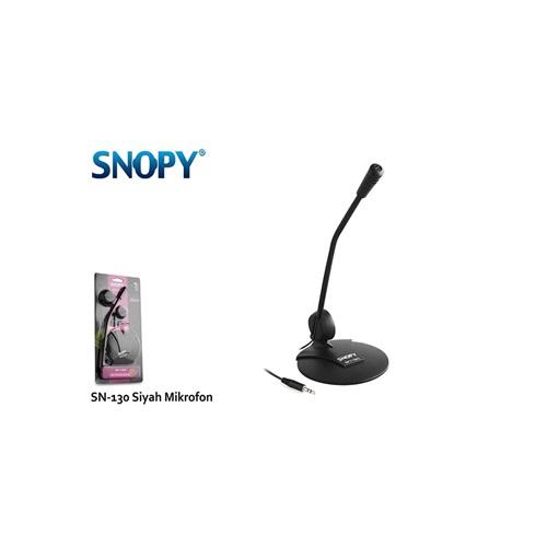 SNOPY SN-130, Siyah, Masaüstü, Mikrofon