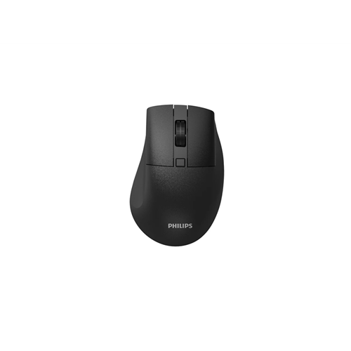 PHILIPS SPK7528B, SESSİZ, Siyah, USB Nano 2,4Gh ve Bluetooth Kablosuz, 1600dpi, Optic, 3 Tuşlu Ergonamik Mouse