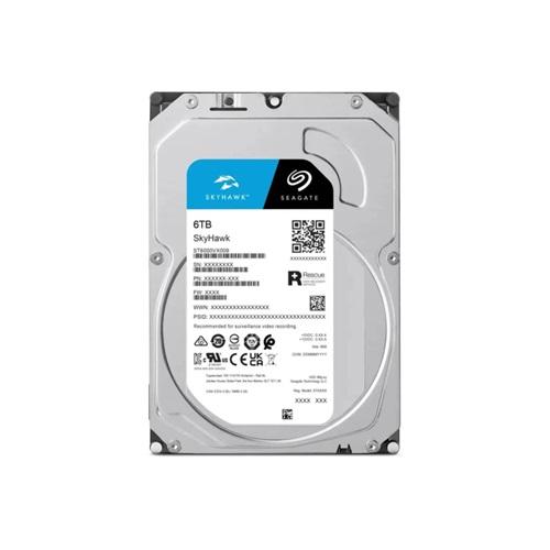 SEAGATE SKYHAWK, ST6000VX009, 3.5", 6TB, 256Mb, 5400Rpm, Güvenlik, HDD