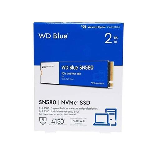 WD Blue SN580, WDS200T3B0E, 2TB, 4150/4150, Gen4, NVMe PCIe M.2 2280, SSD