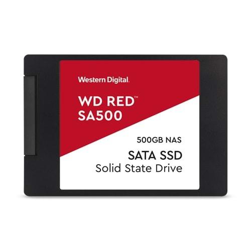 WD Red SA500, WDS500G1R0A, 500GB, 560/530, SERVER ve NAS için Enterprise, 2,5" SATA, SSD
